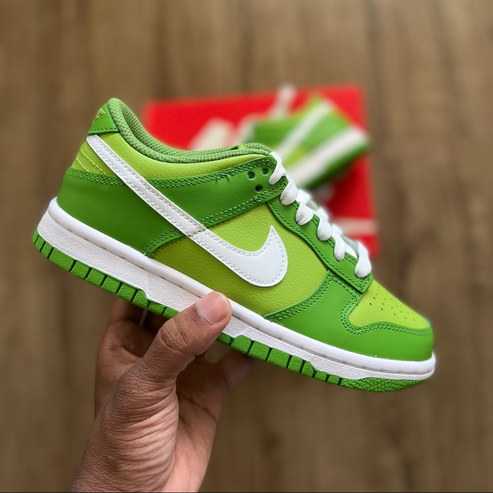 Nike Dunk Low Kermit - Size 4Y